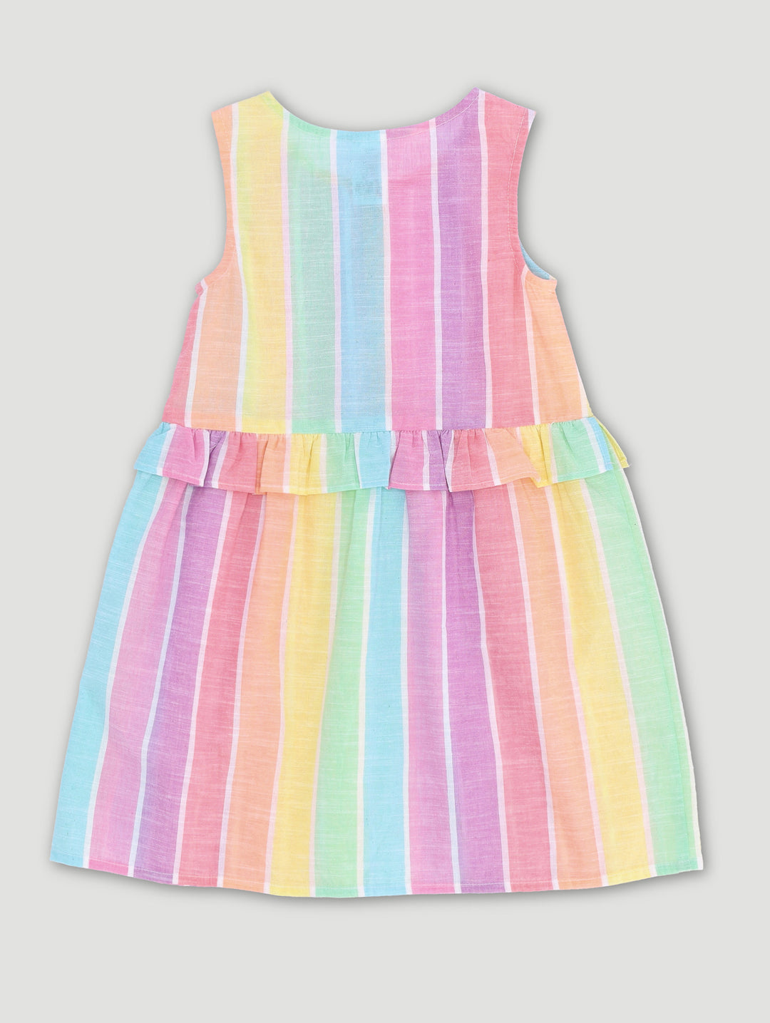 Pre-Girls Stripe Linen Dress