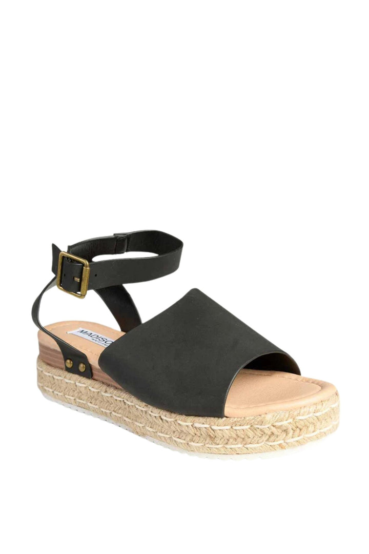 Catherine 2 Platform Espadrille Sandal - Black