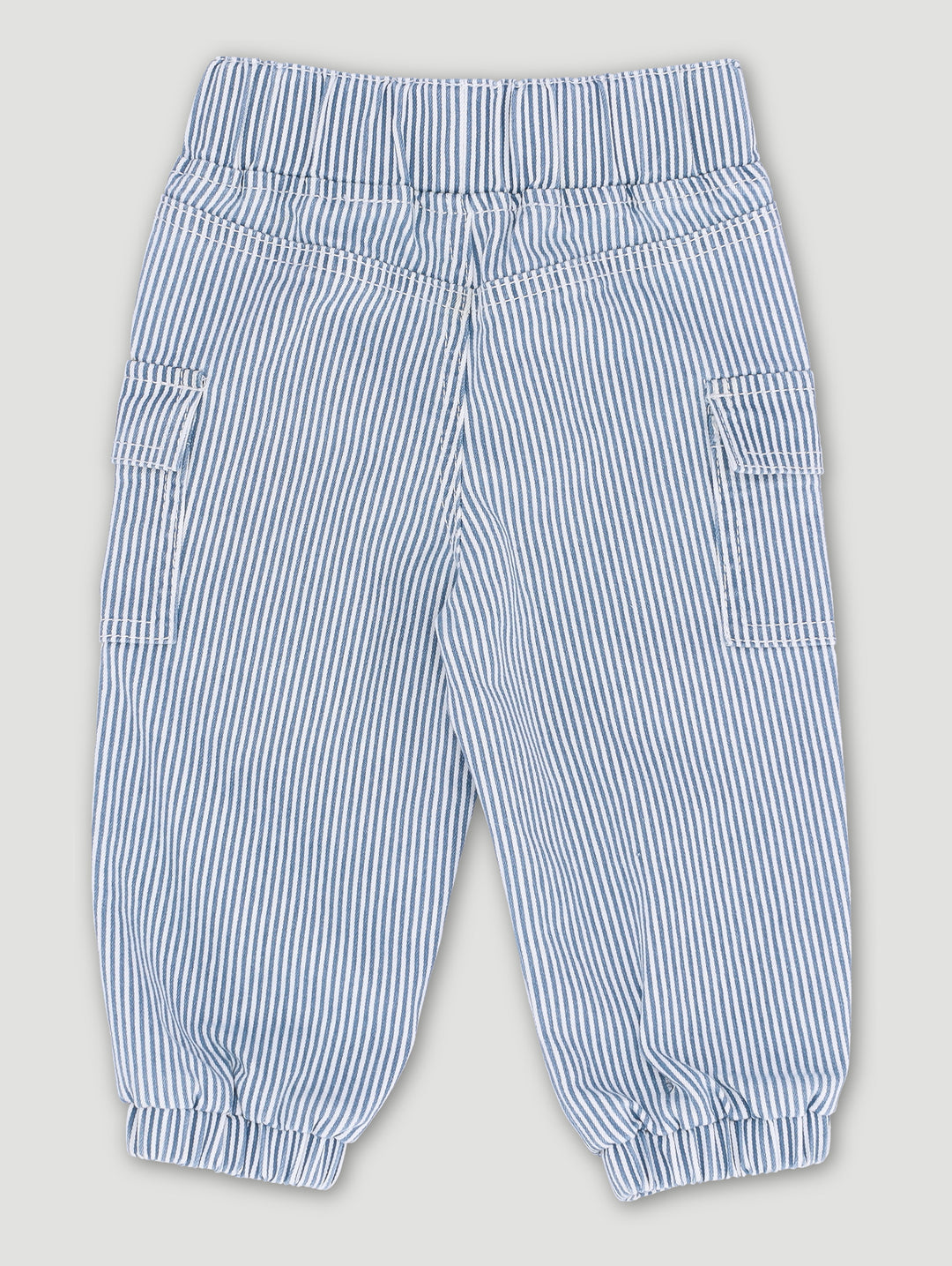 Baby Boys 1 Up Stripe Jean - Blue