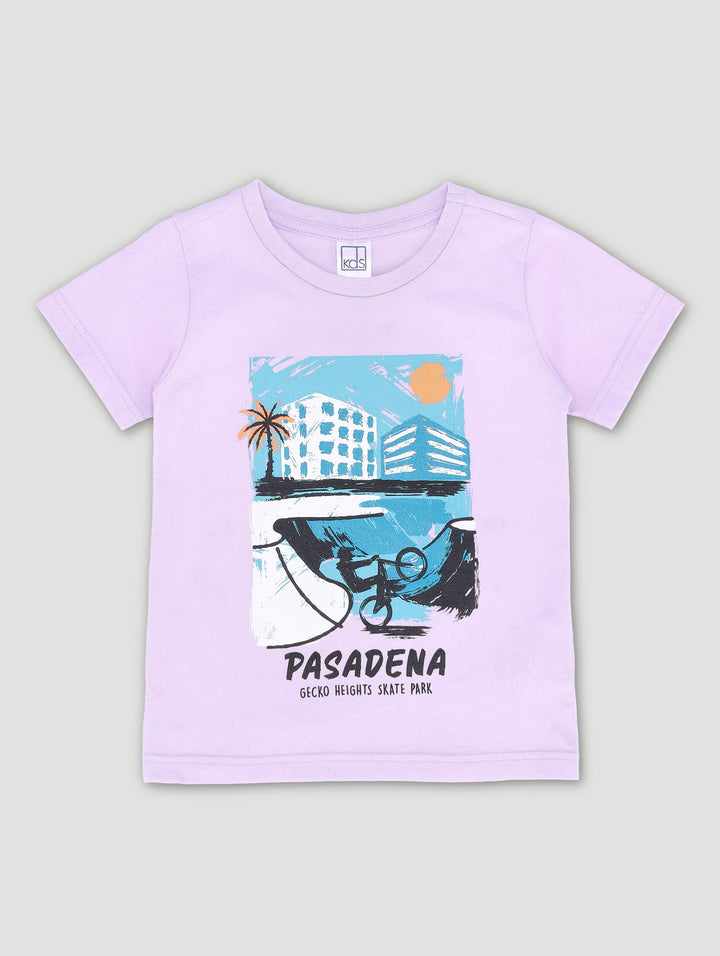 Pre-Boys Bmx Skatepark Tee - Lilac