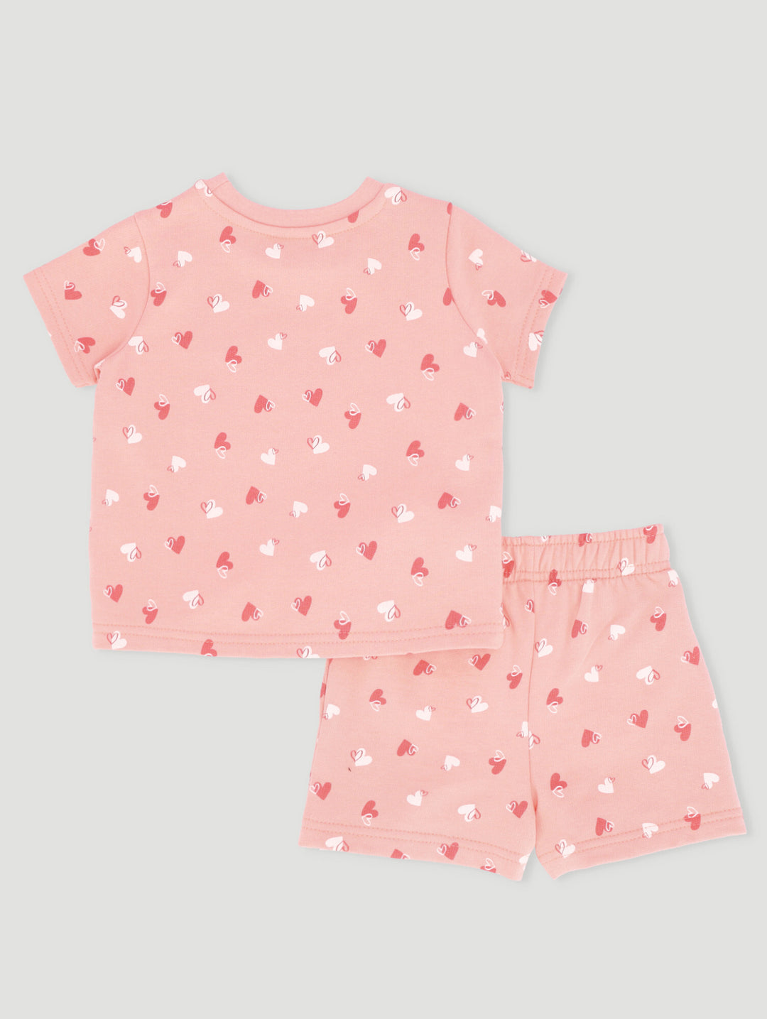 Baby Girls Fleece Heart Set