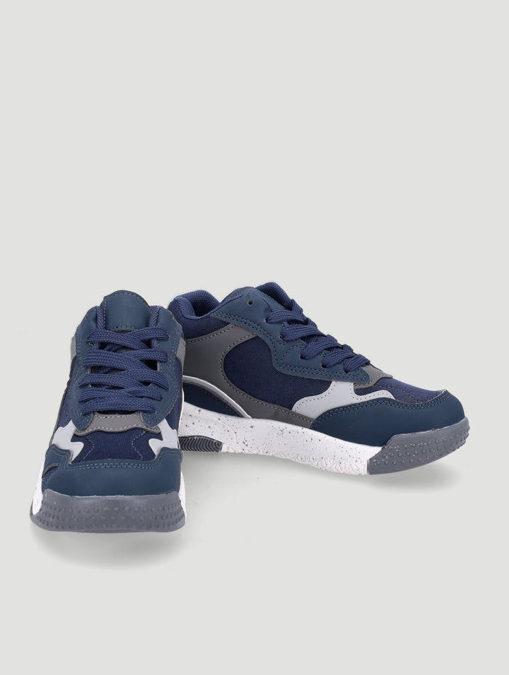 Boys Hitop Sneaker - Navy