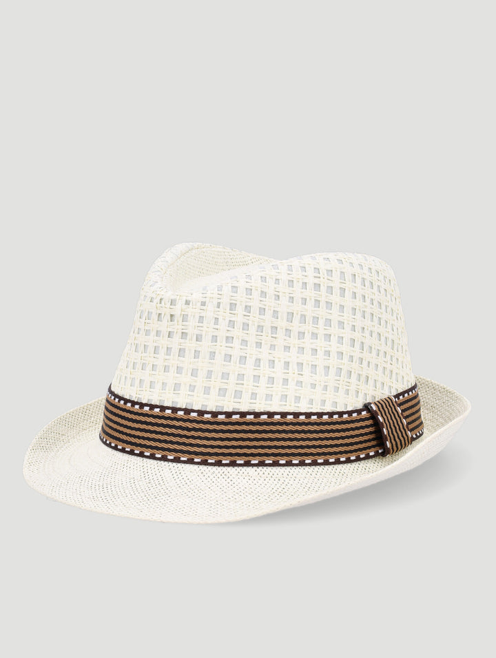 Baby Boys Straw Hat - Beige