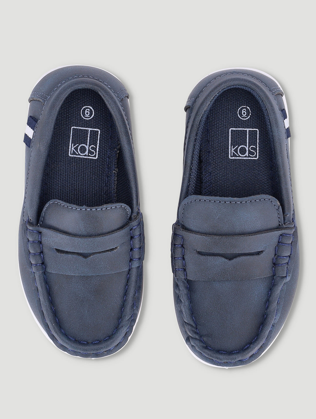 Pre-Boys Slip On Driver - Navy