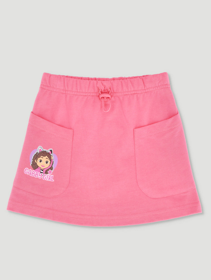 Pre-Girls Gaby & Doll House Unbrushed Fleece Skirt -  Light Pink