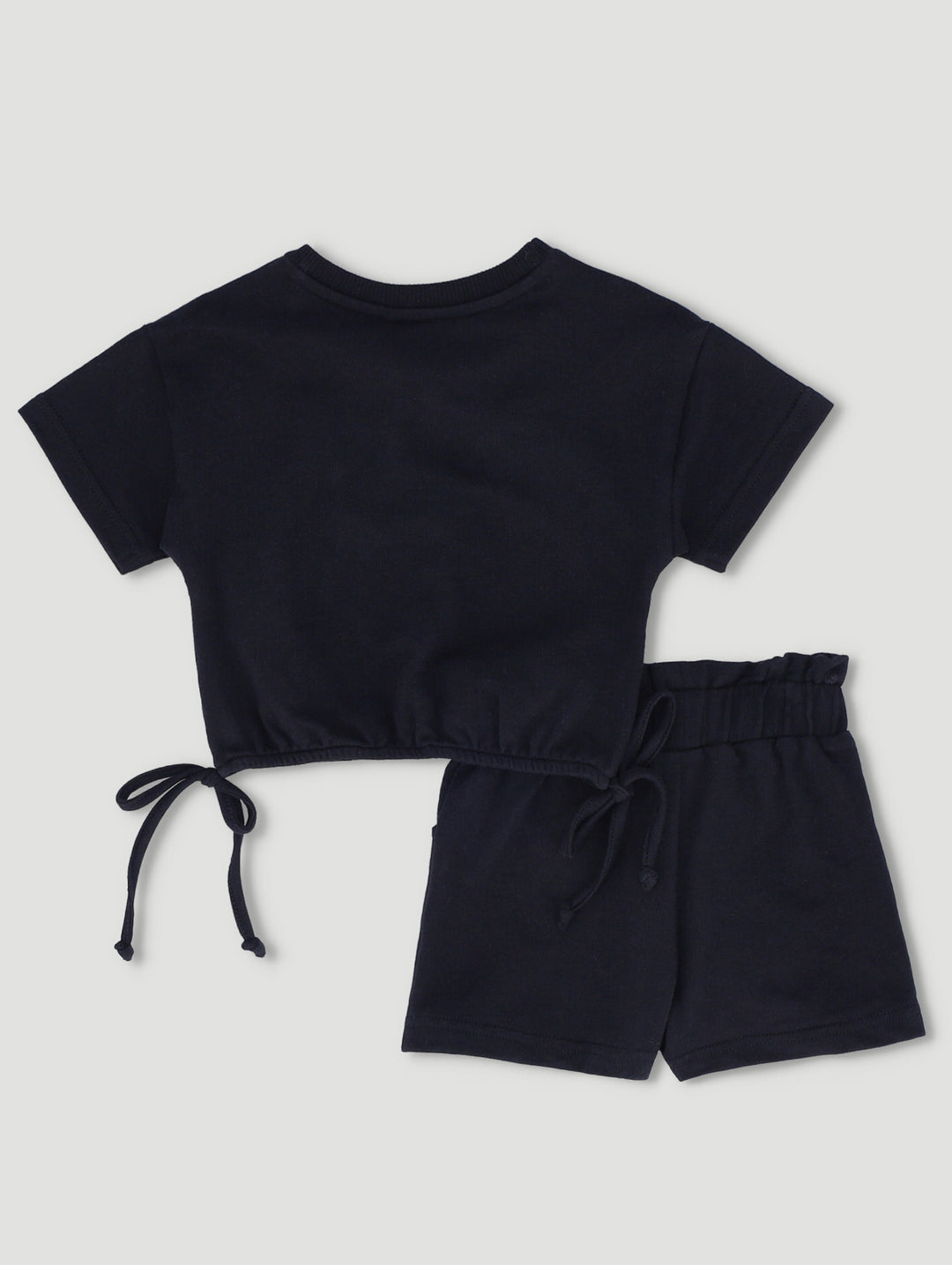 Pre-Girls Gaby & Doll House Tee & Short Set - Black