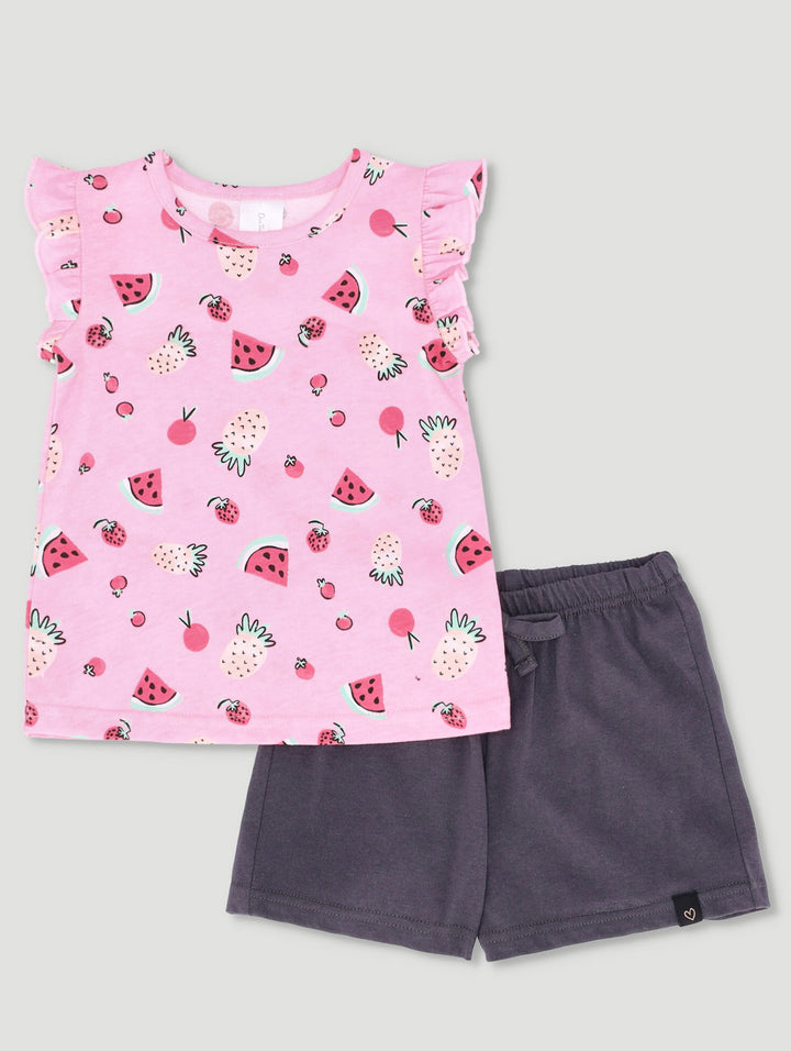 Baby Girls Strawberry Fruits Set