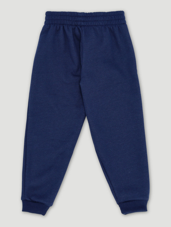 Pre-Girls Basic Brushed Fleece Jogger - Navy