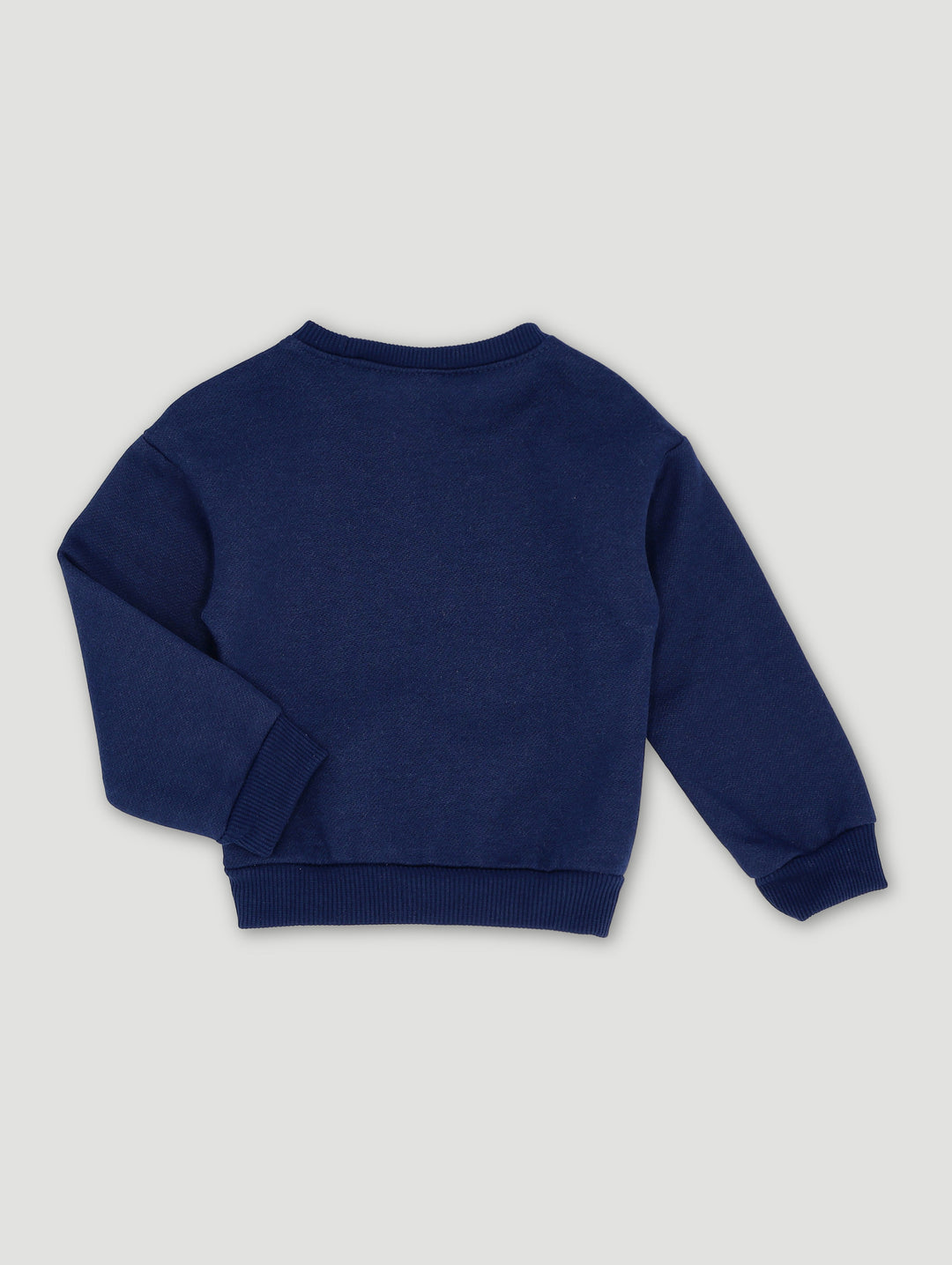 Pre-Girls Basic Brushed Fleece Track Top - Navy