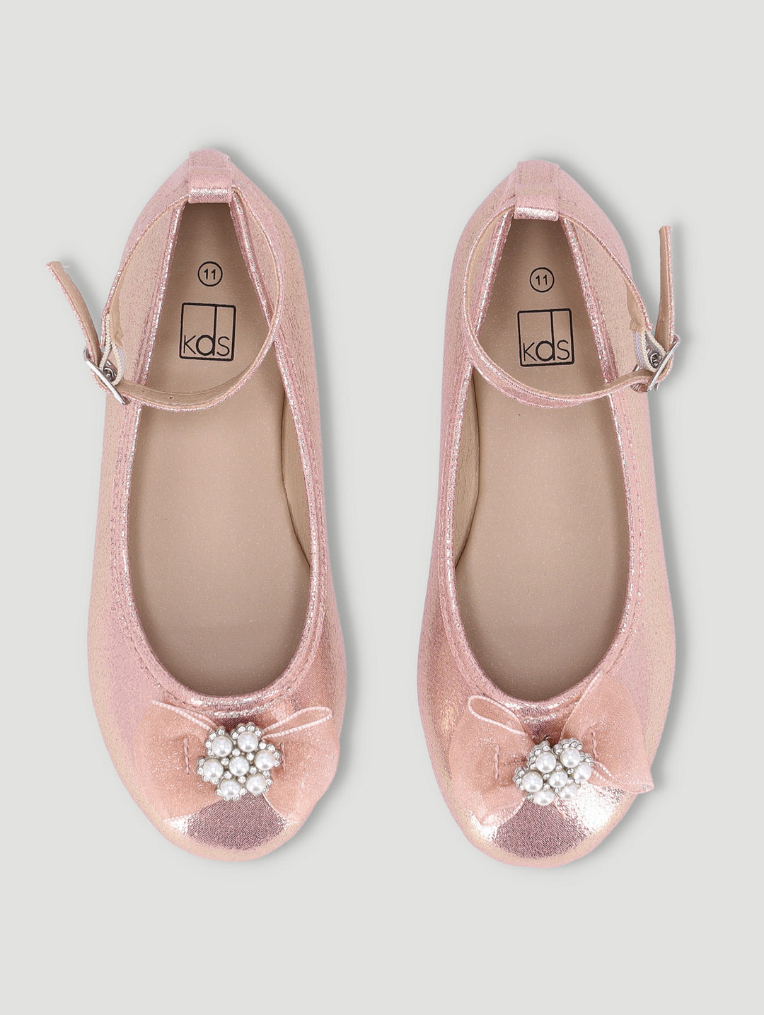 Pre-Girls Pink Shimmer Occasion Pump - Pink