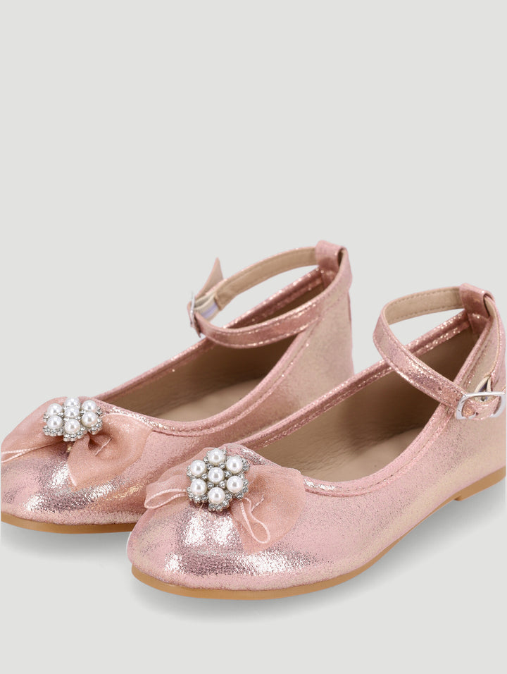 Pre-Girls Pink Shimmer Occasion Pump - Pink