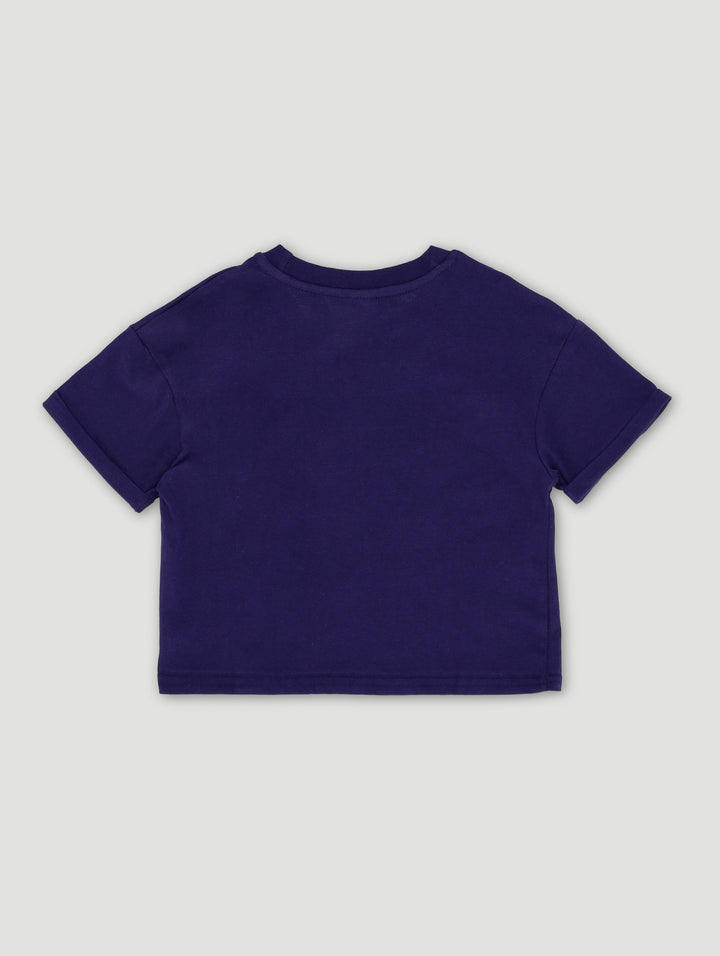 Pre-Girls Hooray Tee - Navy