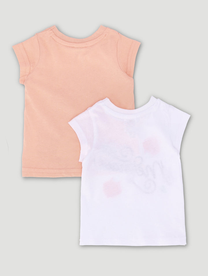 Baby Girls 2 Pack Under The Sea & Mermaid Tees