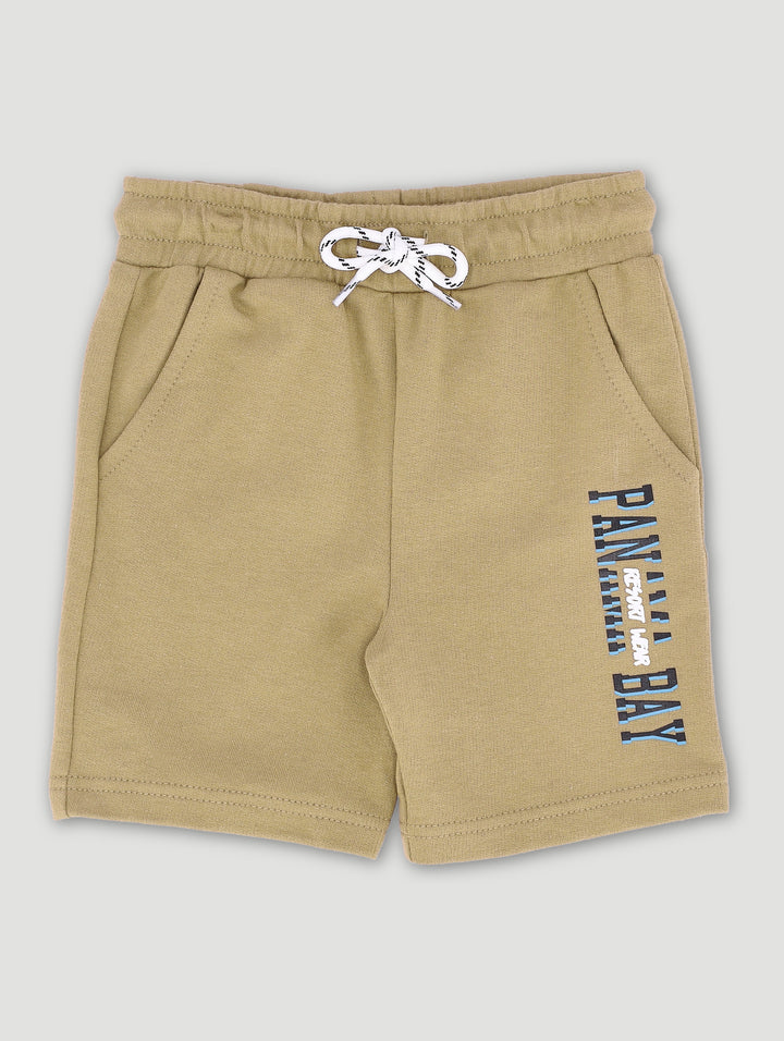 Pre-Boys Panama Bay Fleece Short - Camel