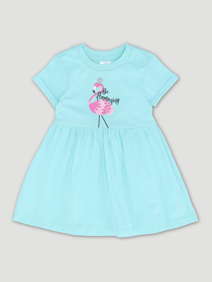 Baby Girls Knit Dress - Mint