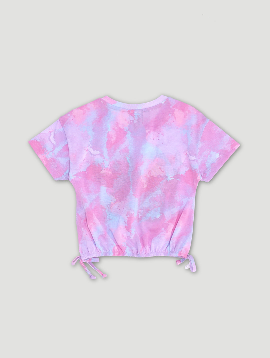 Pre-Girls Lilo & Stitch Boxy Tie Dye Crop Tee - Pink