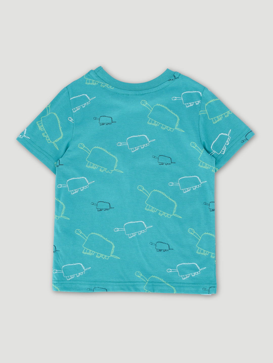 Pre-Boys Short Sleeve Print Tee - Teal