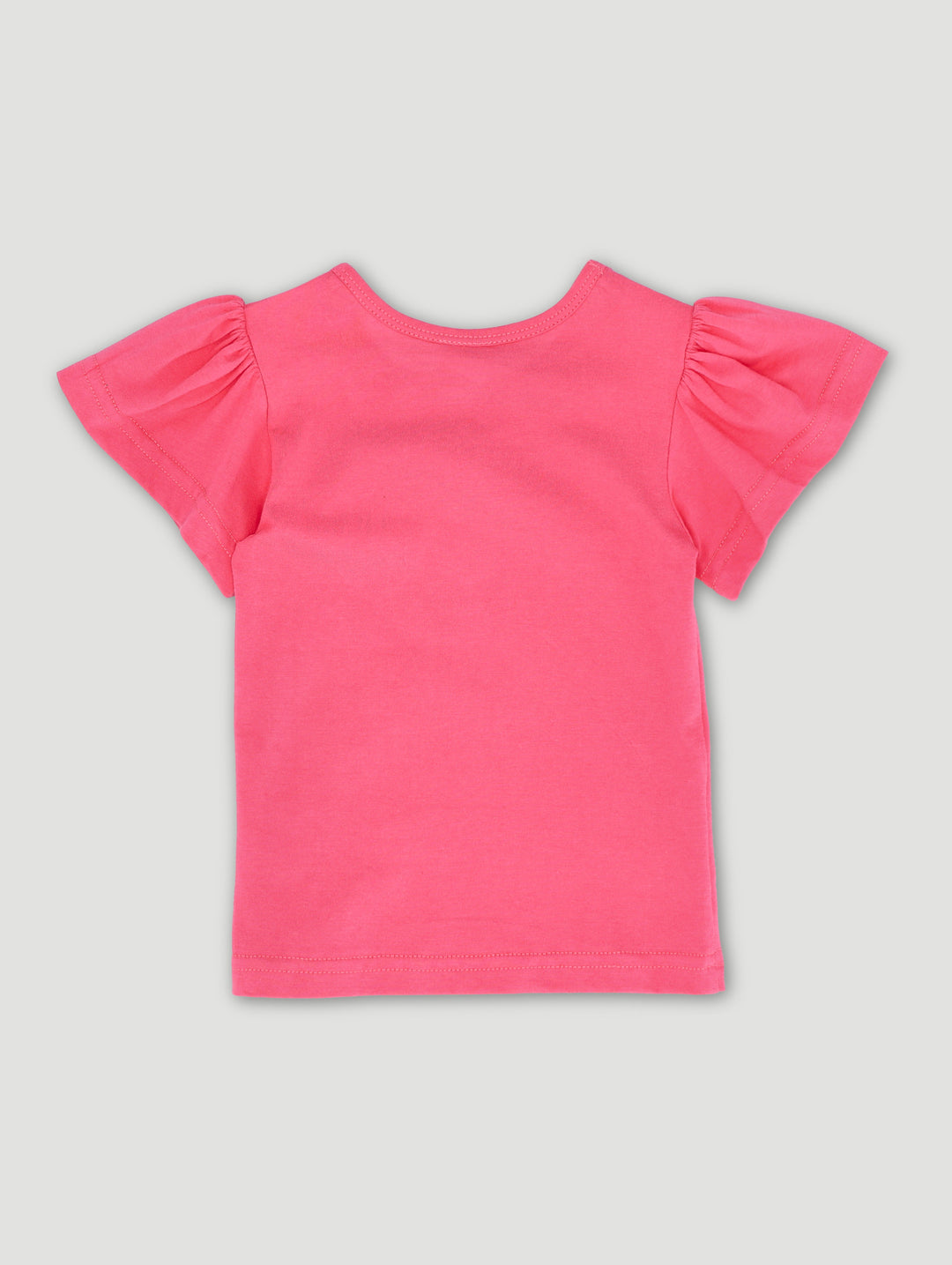 Baby Girls Frill Top - Coral