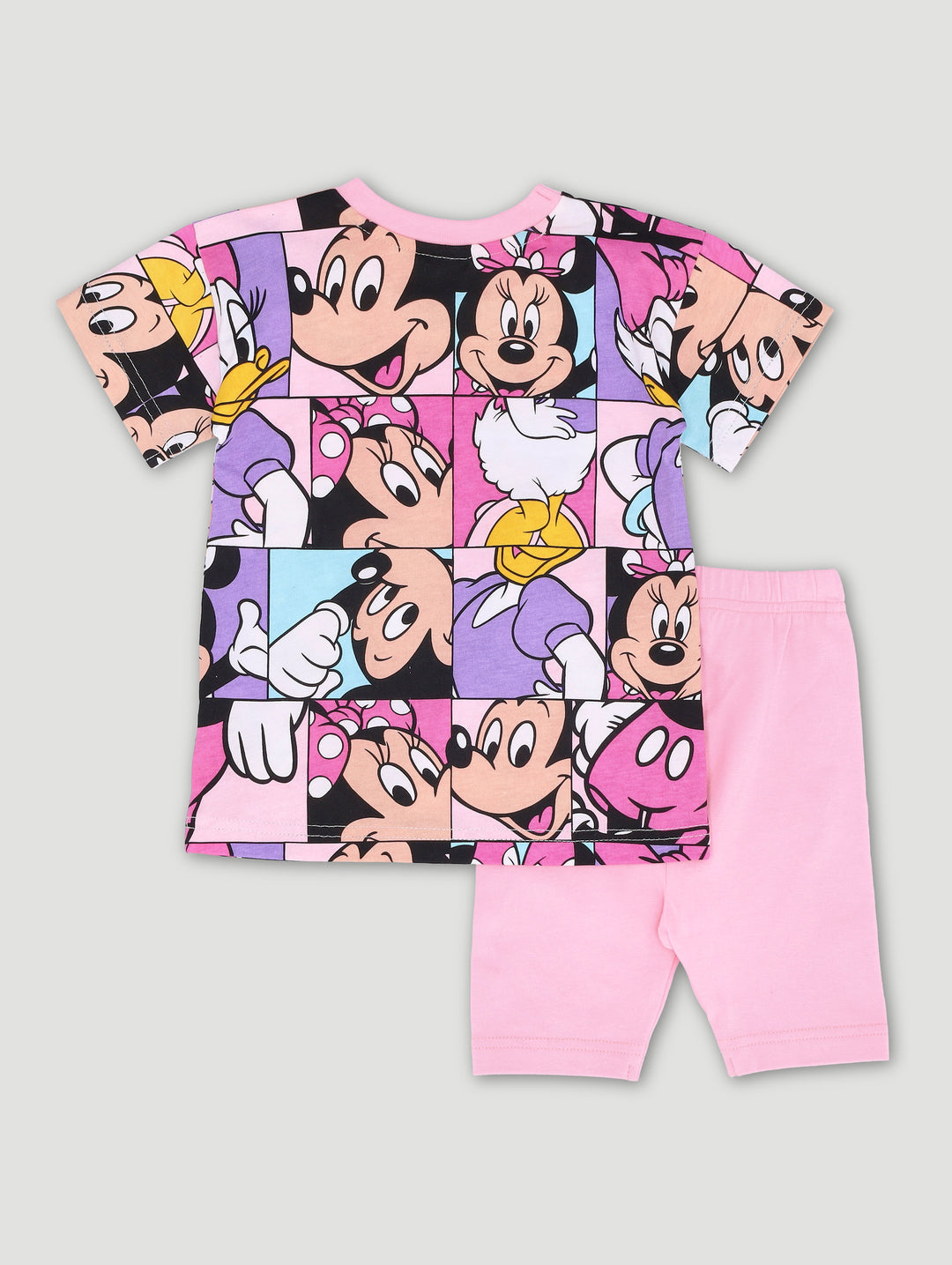 Baby Girls Minnie Cycle Short And Tee Set