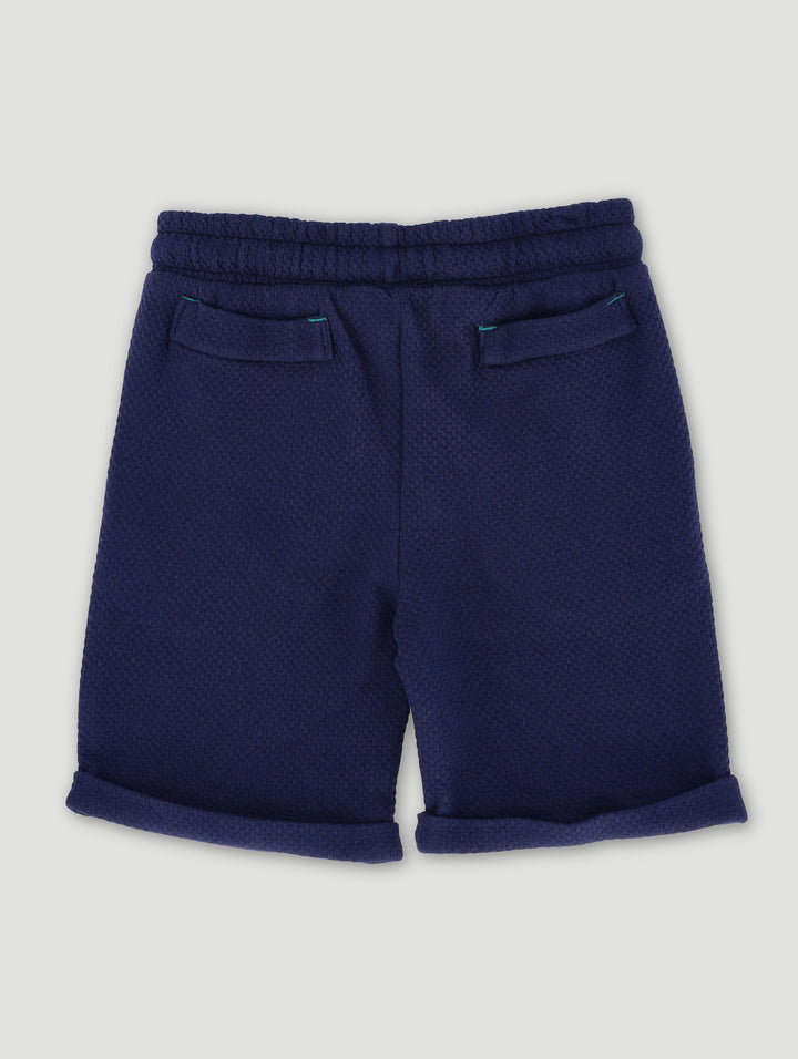 Pre-Boys Danasoli Textured Short - Navy