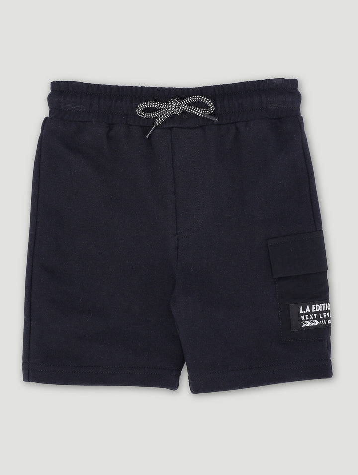 Pre-Boys Fleece Shorts - Black