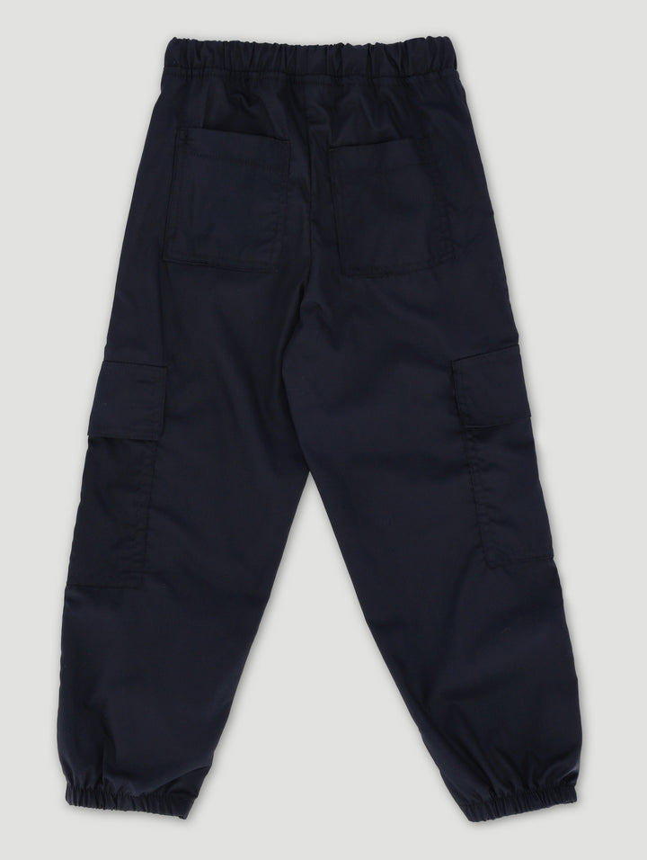 Pre-Girls Parachute Cargo Pants - Black