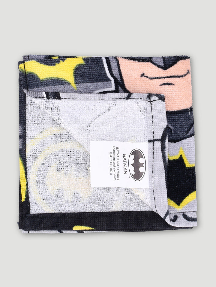 Pre-Boys Batman Face Cloth - Black