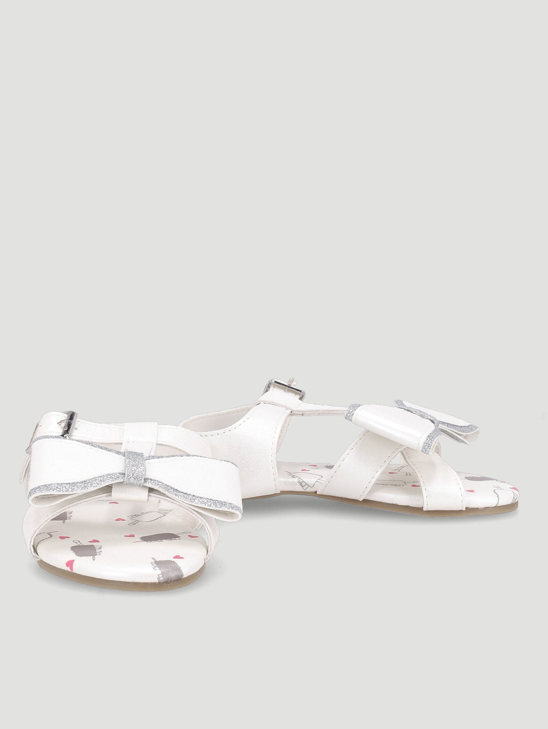 Pre-Girls Pearly Sandal - White