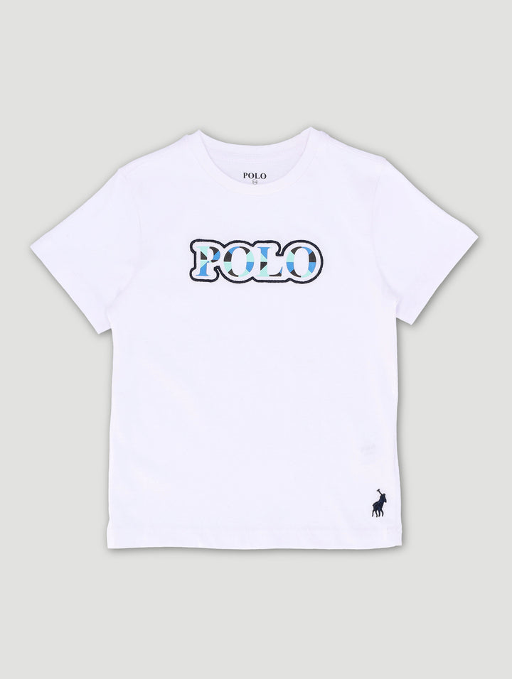 Pre-Boys Ted Tee - White