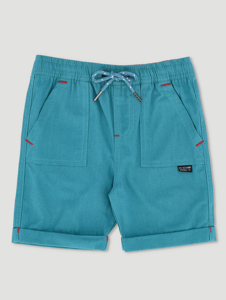 Pre-Boys Ripstop Short - Teal