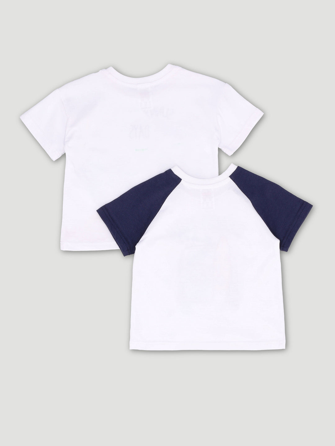 Baby Boys 2 Pack Here Comes The Sun Tees - Dark Navy