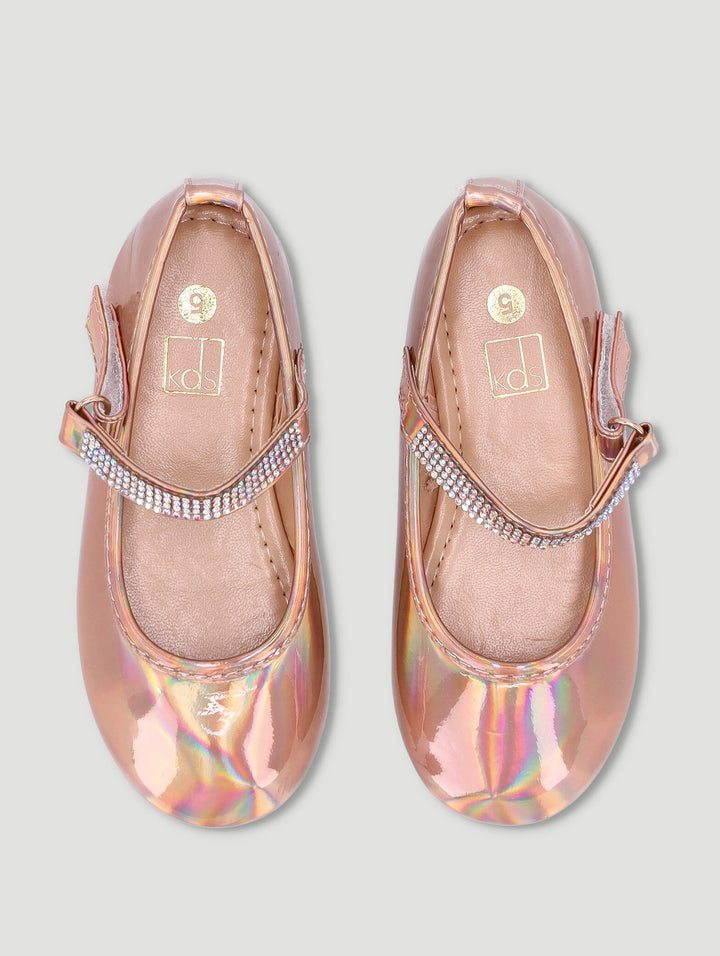 Pre-Girls Rose Gold Pump