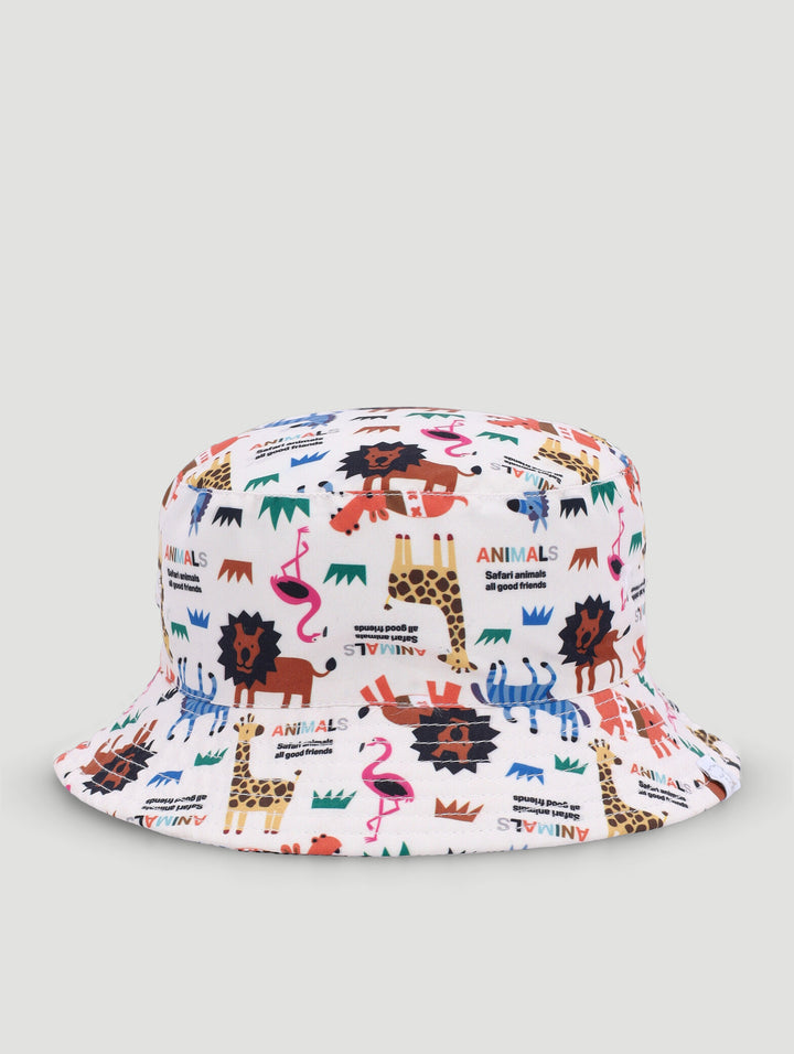 Baby Boys Animal Print Bucket Hat - Multi