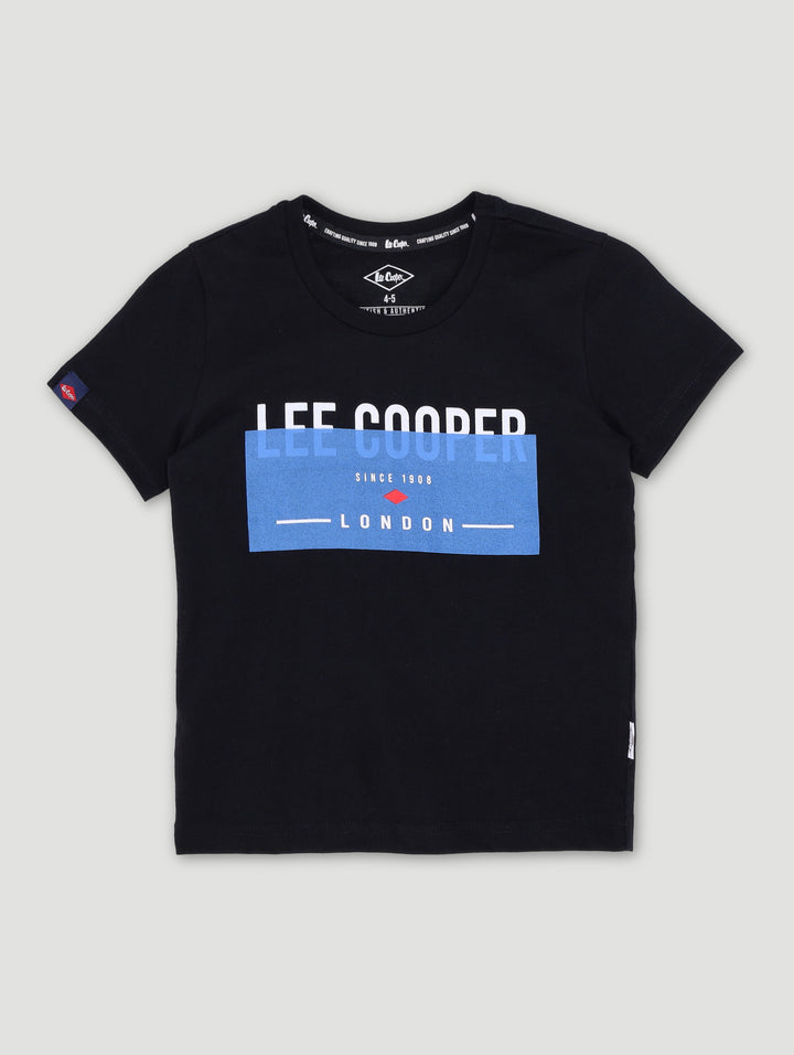 Pre-Boys Aiden Tee - Black