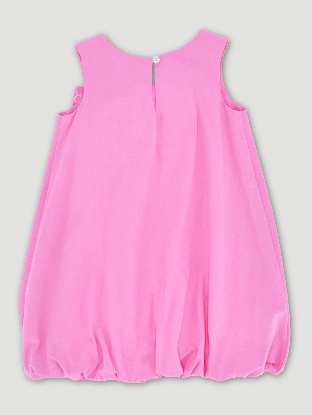 Pre-Girls Danasoli Bubble Dress With Glitter Bow - Pink