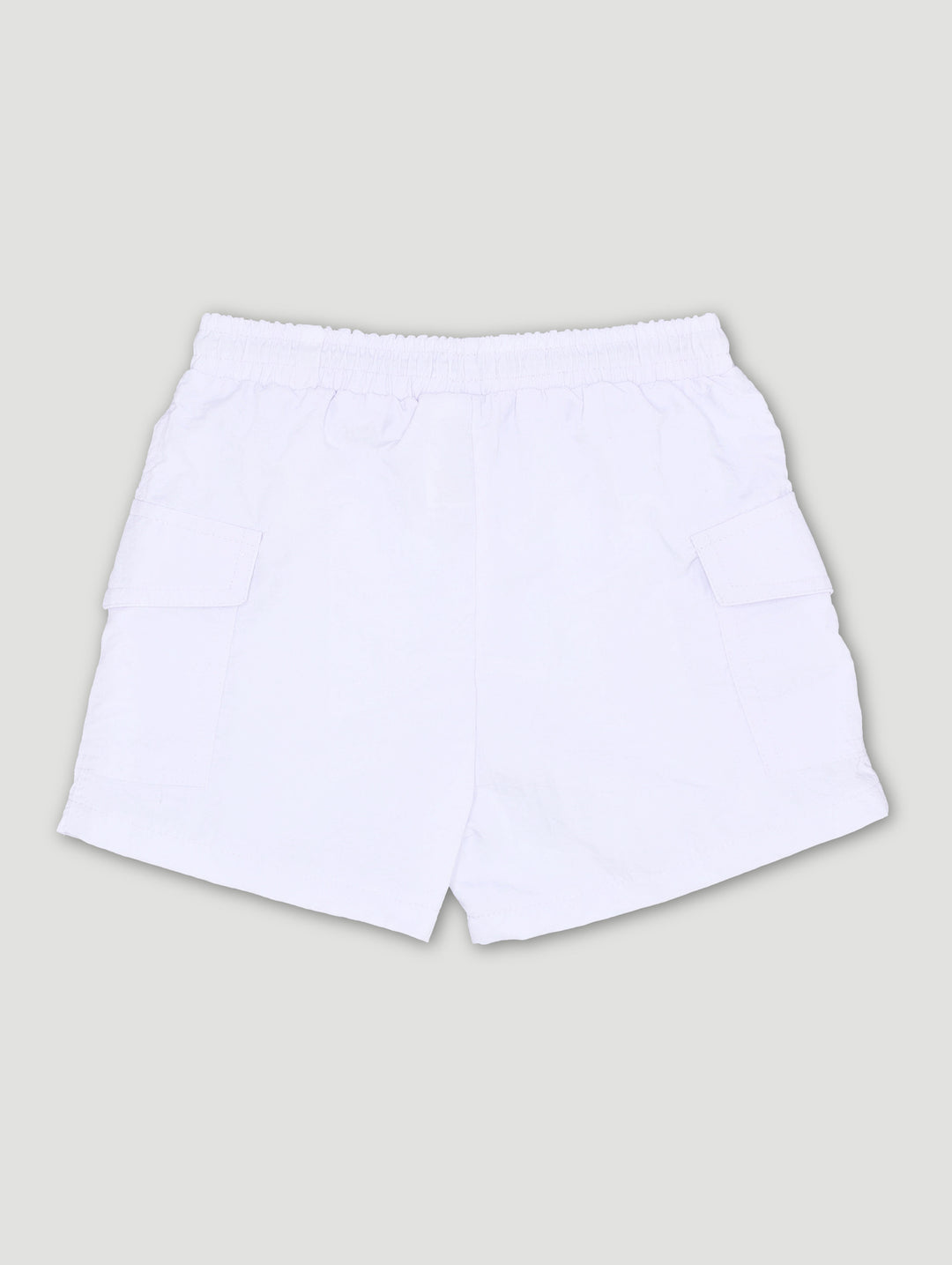 Pre-Girls Cargo Short - White