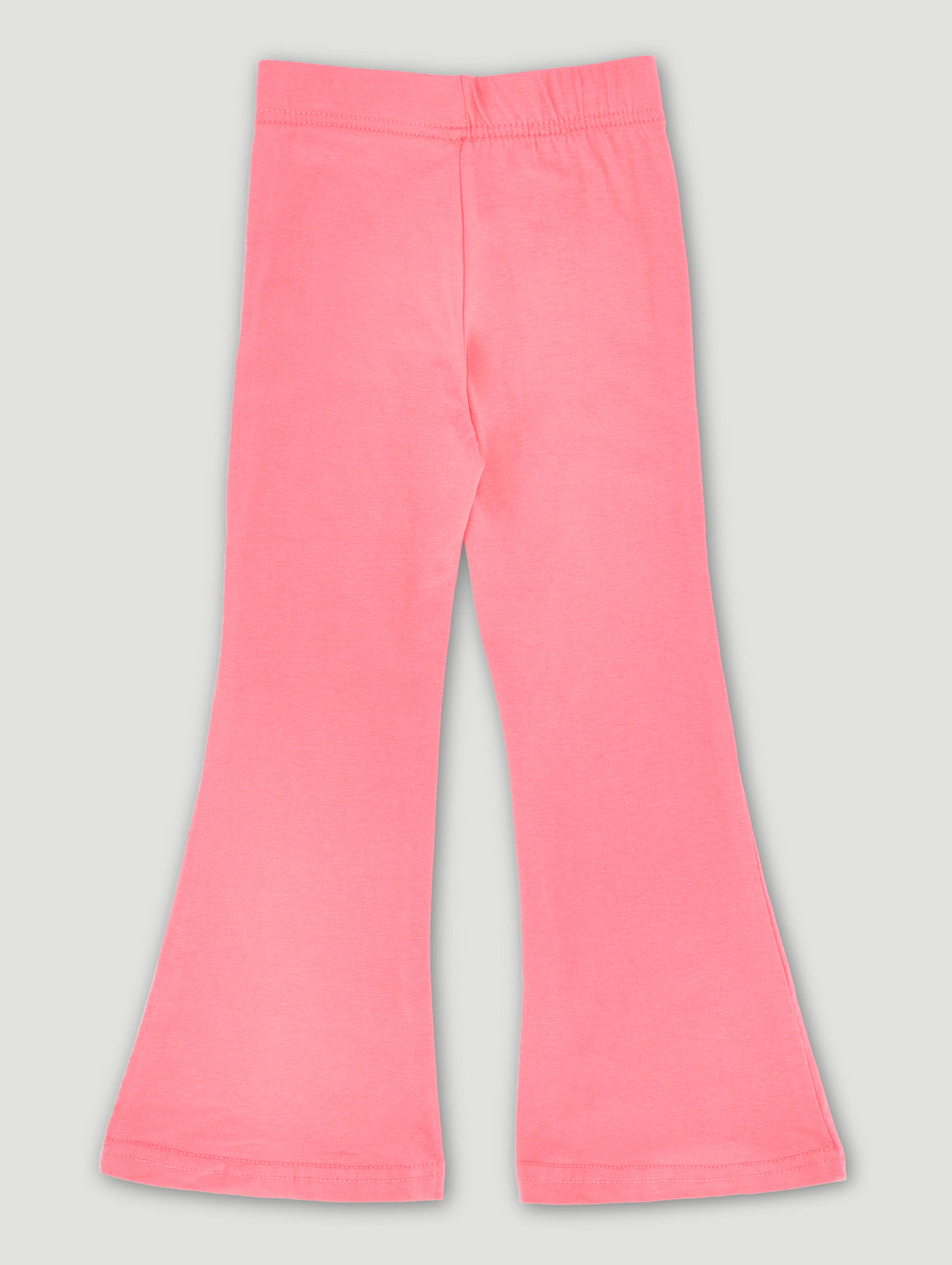 Pre-Girls Plain Flare Leg Pants - Coral