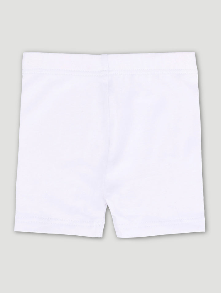 Pre-Girls Cycle Shorts - White