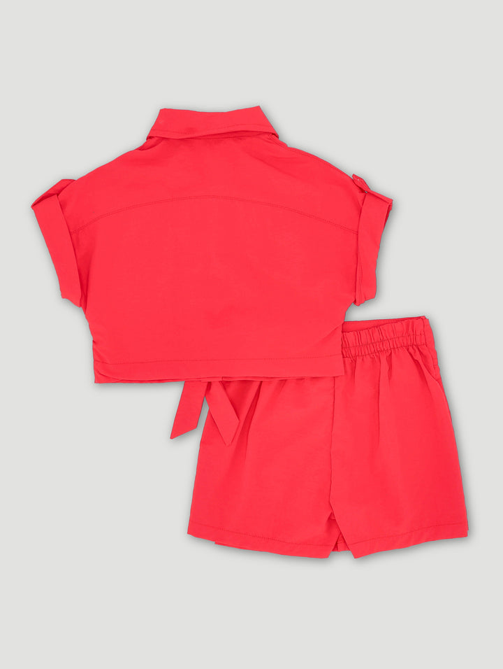 Pre-Girls Parachute Set - Red