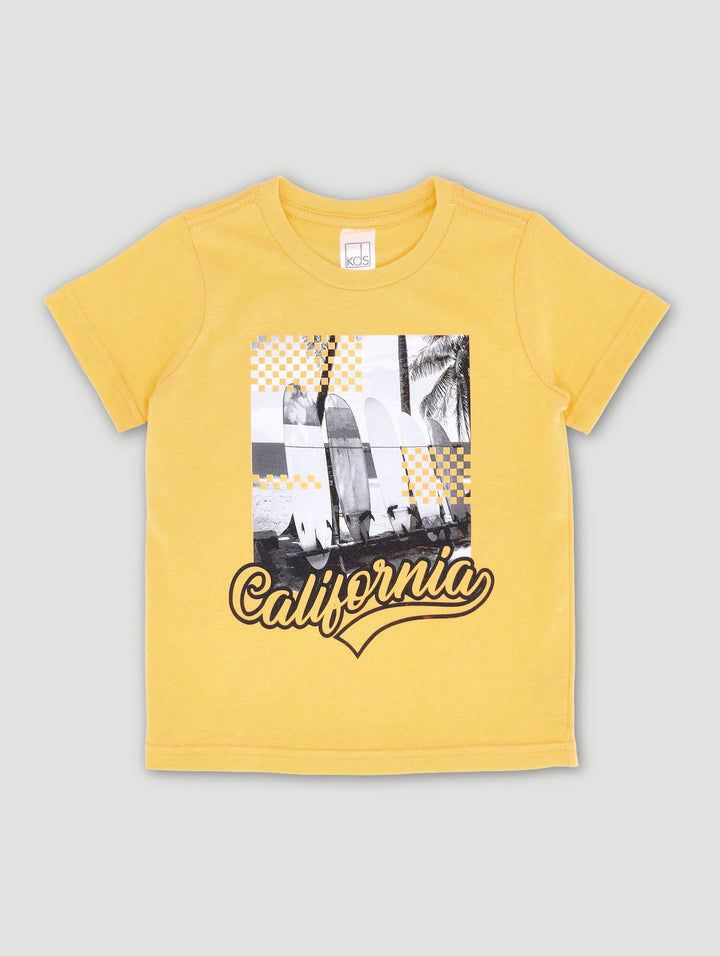 Pre-Boys Surf Tee - Mustard