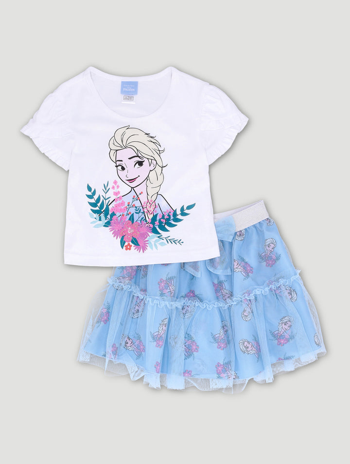 Pre-Girls Frozen Set - White