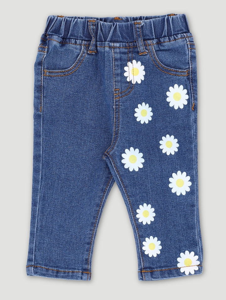 Baby Girls Daisy Fashion Denim - Mid Denim