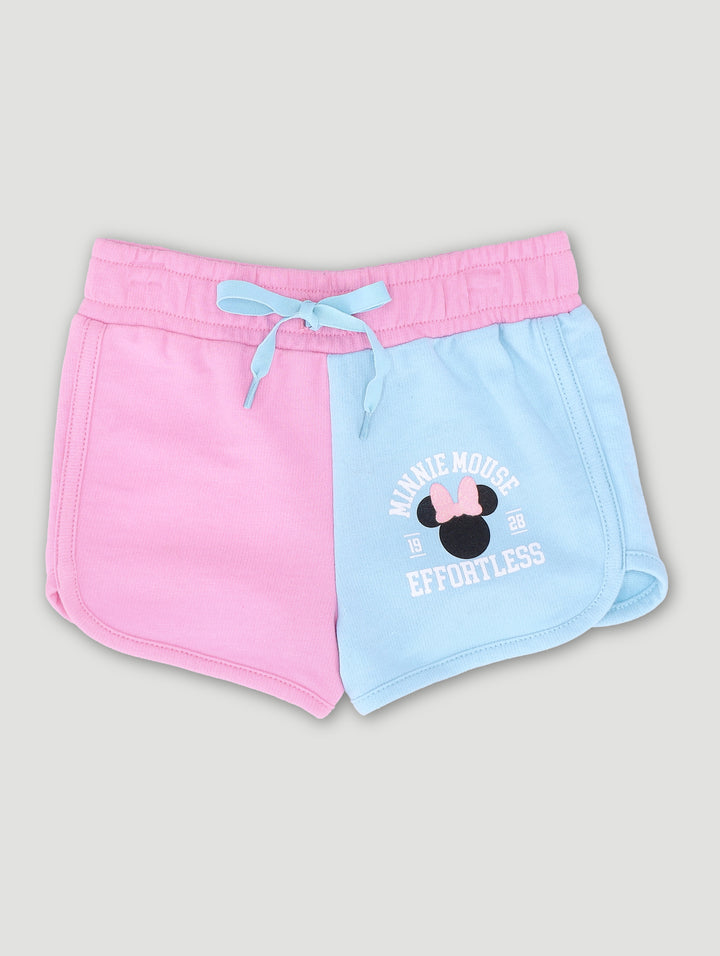 Pre-Girls Minnie Colour Block Short - Pink