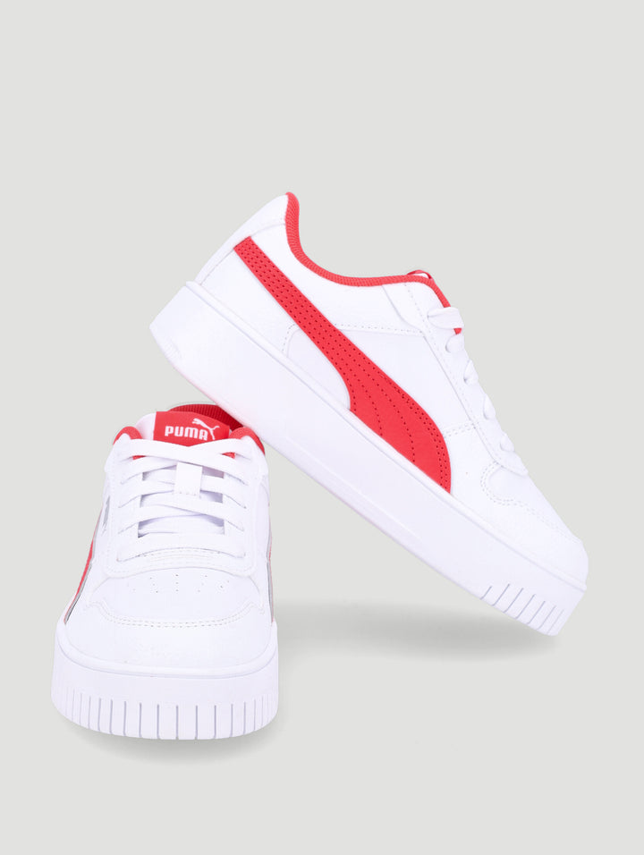 Pre-Girls Carina Street Sneaker - White/Red