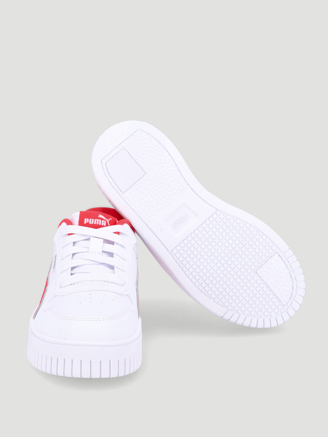 Pre-Girls Carina Street Sneaker - White/Red