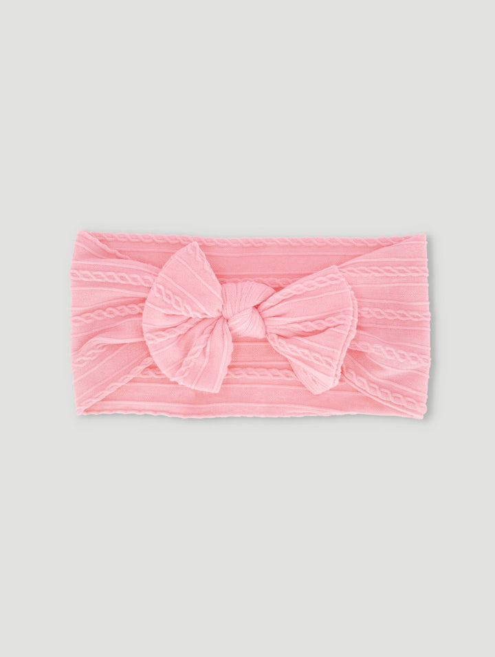 Baby Girls Bow Headband - Pink