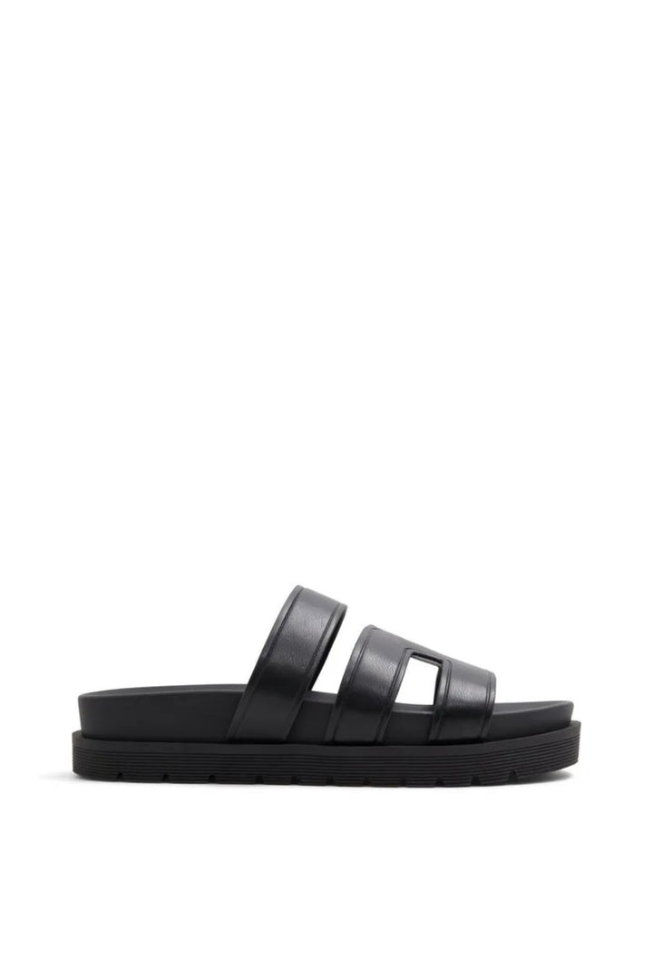 Casablanca Push In Multi Strap Sandal - Black