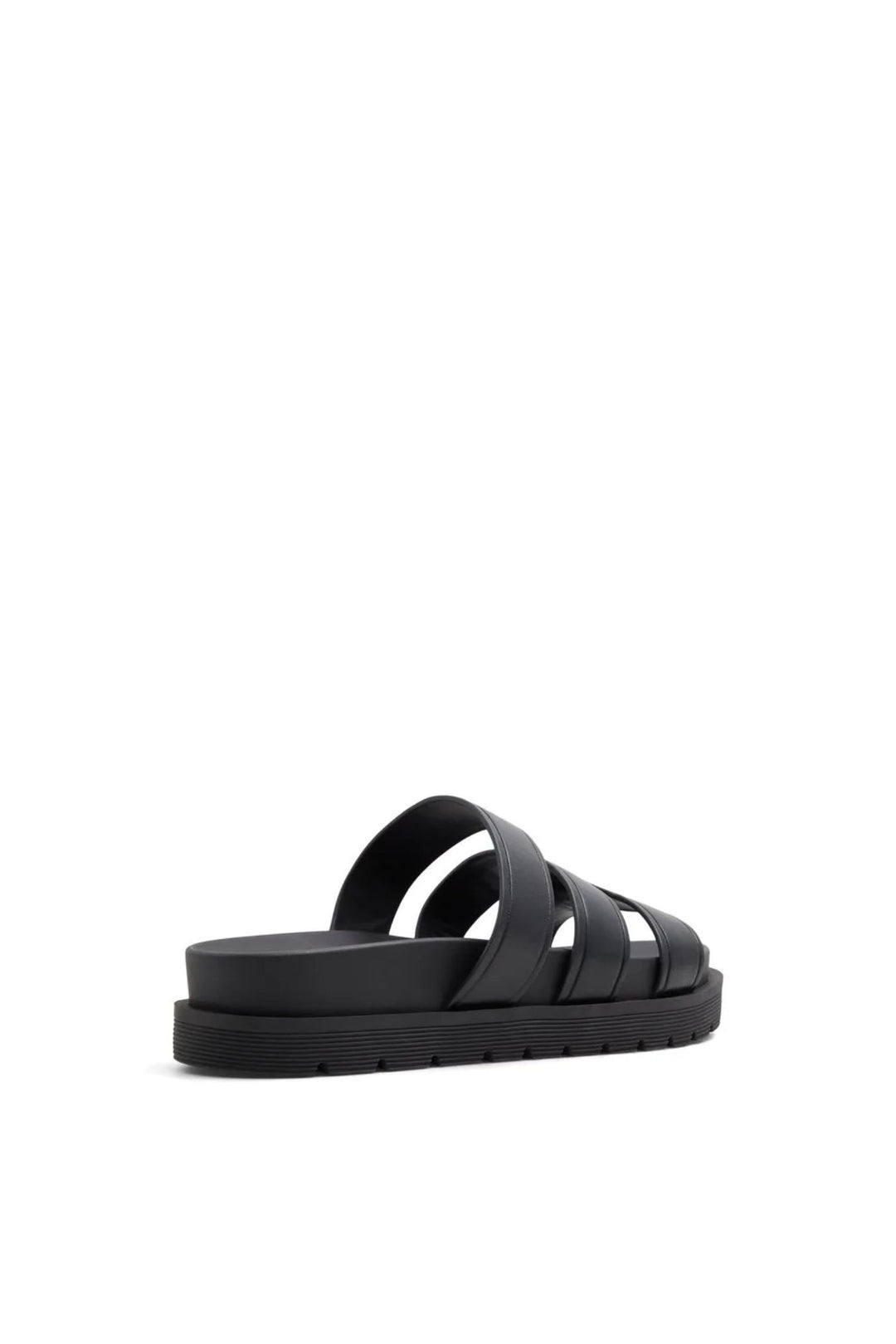 Casablanca Push In Multi Strap Sandal - Black