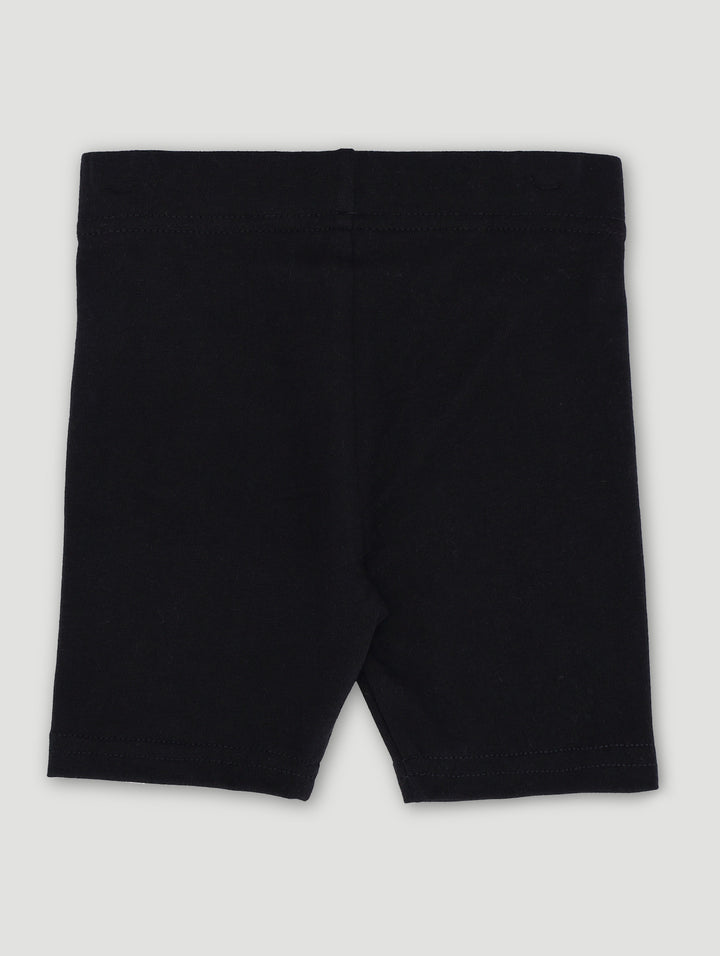 Pre-Girls Turn On Cycle Shorts - Black