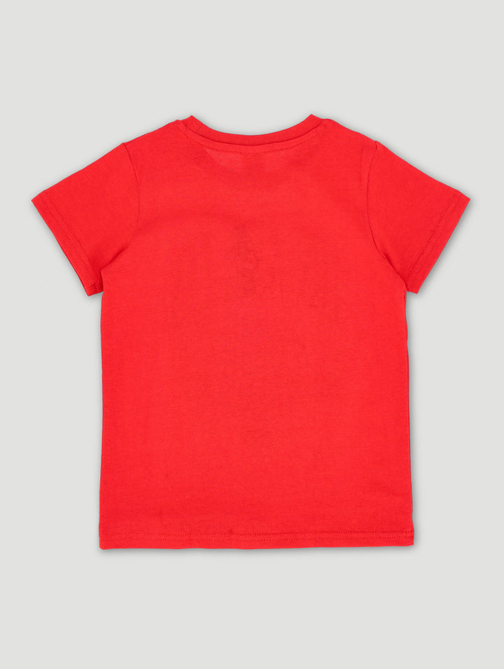 Pre-Boys Baseball Tee - Red